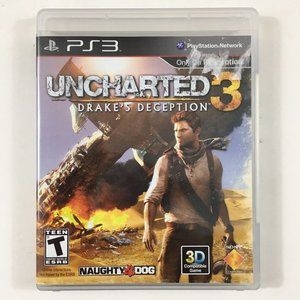Uncharted 3 Drakes Deception PS3 Sony Playstation 3 Naughty Dog Action Adventure